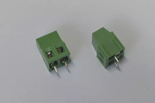 2-fach Anreihklemme gr�n, RM5,08, anreihbar