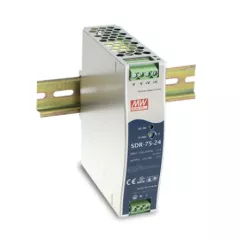 Schaltnetzteil MW SDR-75 24V f. Hutschiene